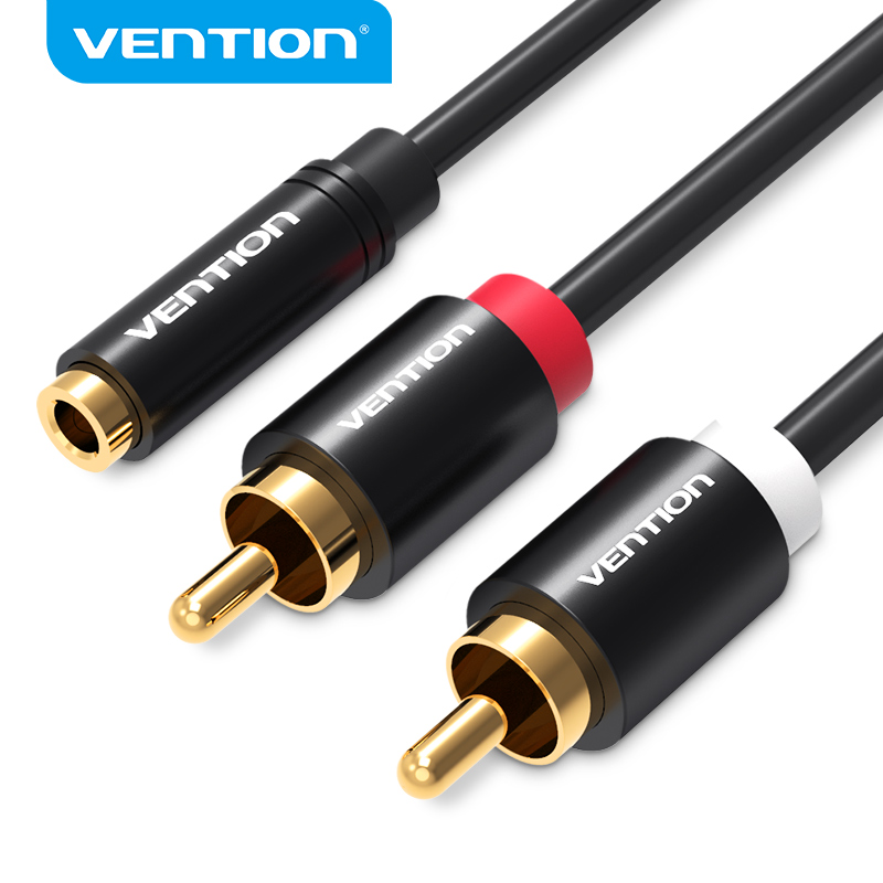 Home Cinema Choice - Vention Jack 3.5mm Female to 2RCA