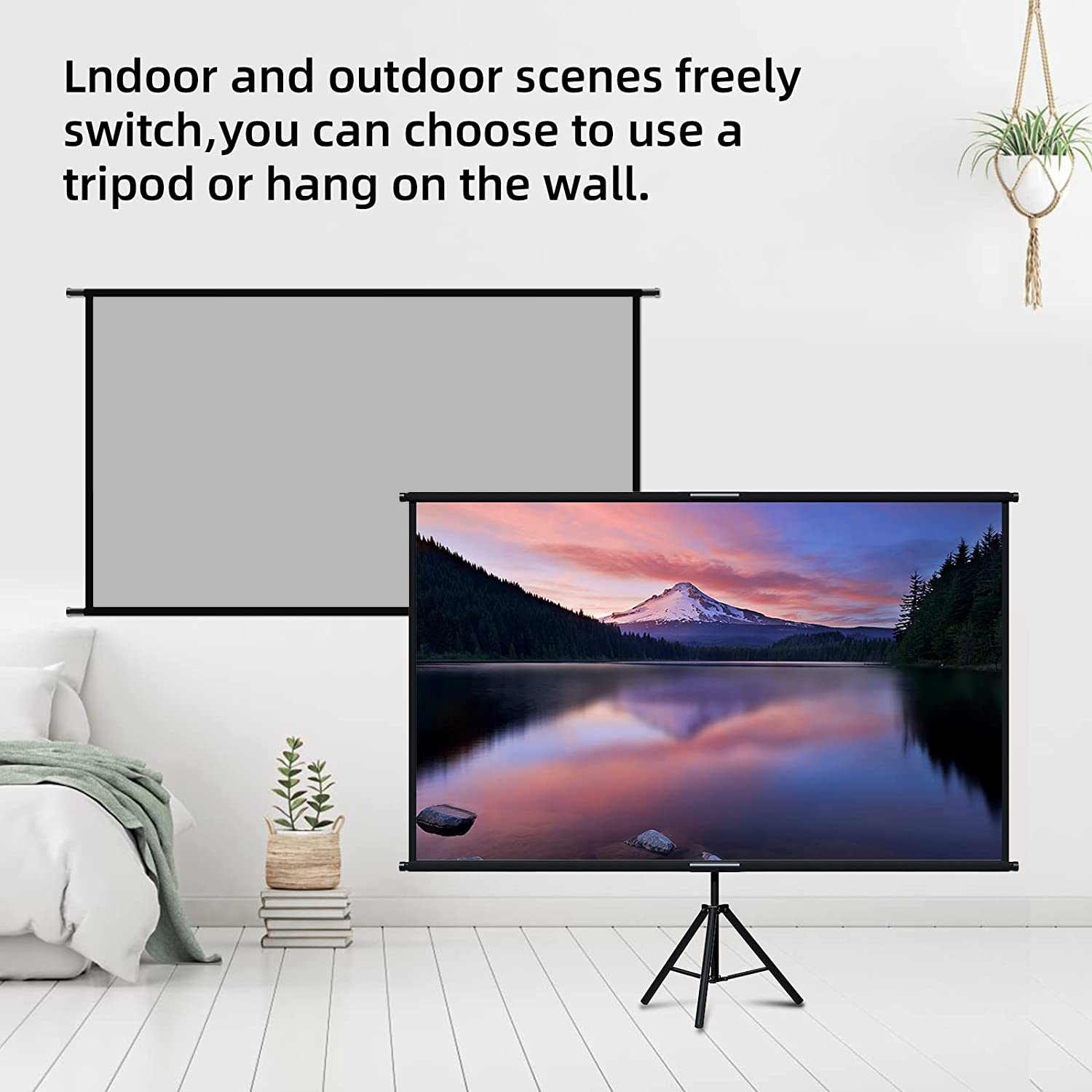 VEIDADZ Projector Screen With  - Home Cinema Rack 评论和价格