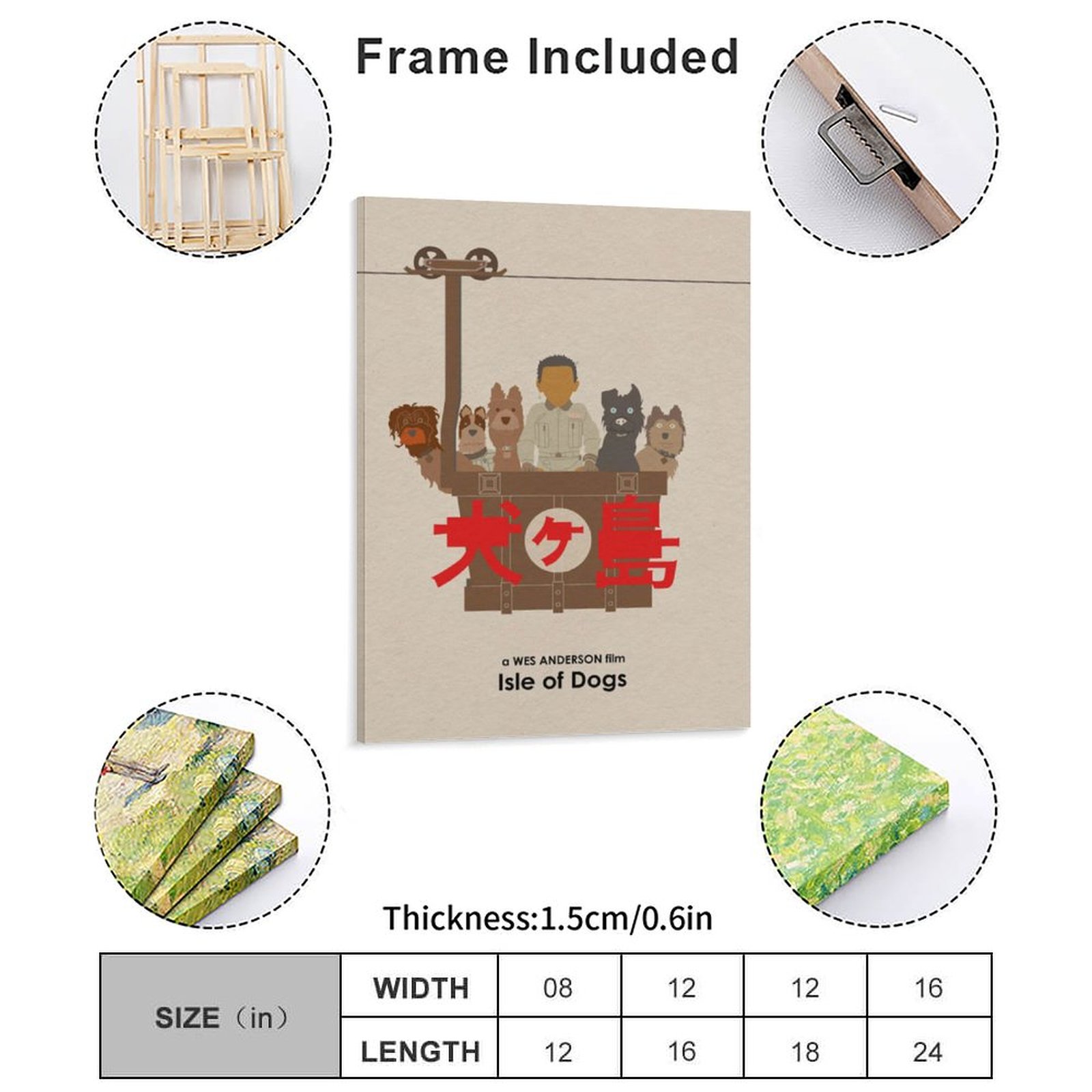 Wes Anderson Isle Of Dogs Movi - Home Cinema In 评论和价格