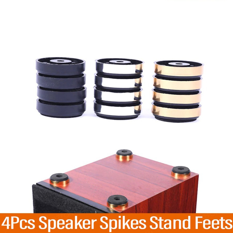 4Pcs Speaker Spikes Stand Part - Home Cinema Rack 评论和价格
