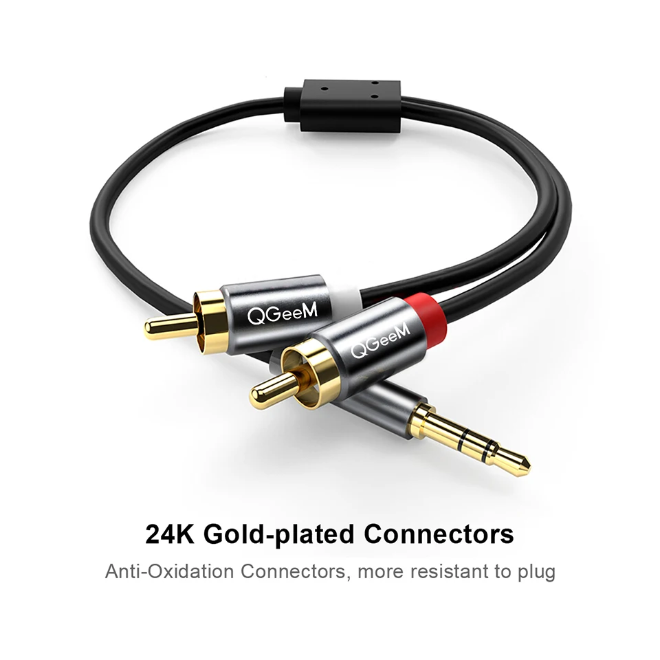 QGeeM RCA Cable 2RCA to 3.5 Au - Home Cinema Choice 评论和价格
