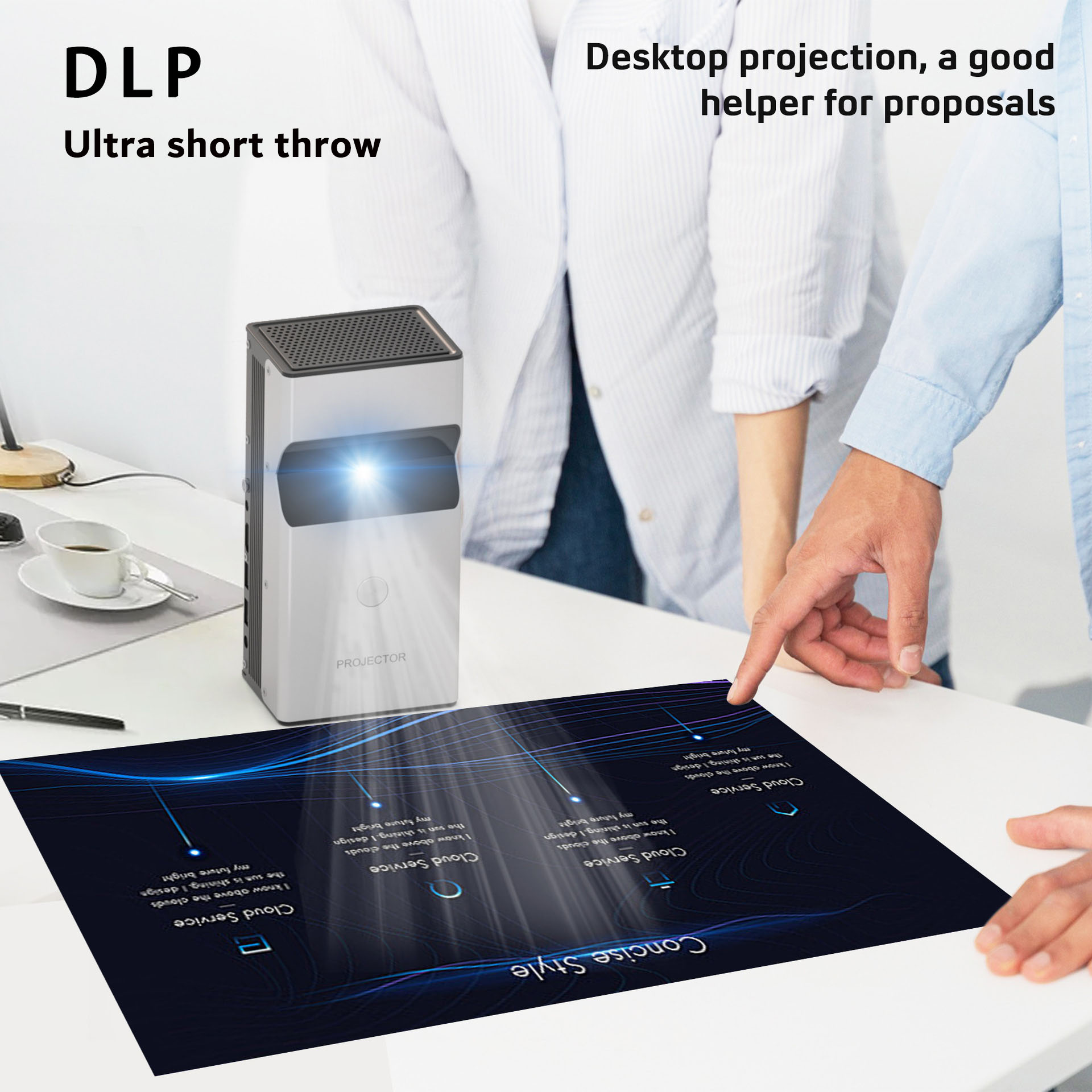 ZXY Lonnst L26 Portable Mini P - Home Cinema Ultra Short Throw Projector 评论和价格