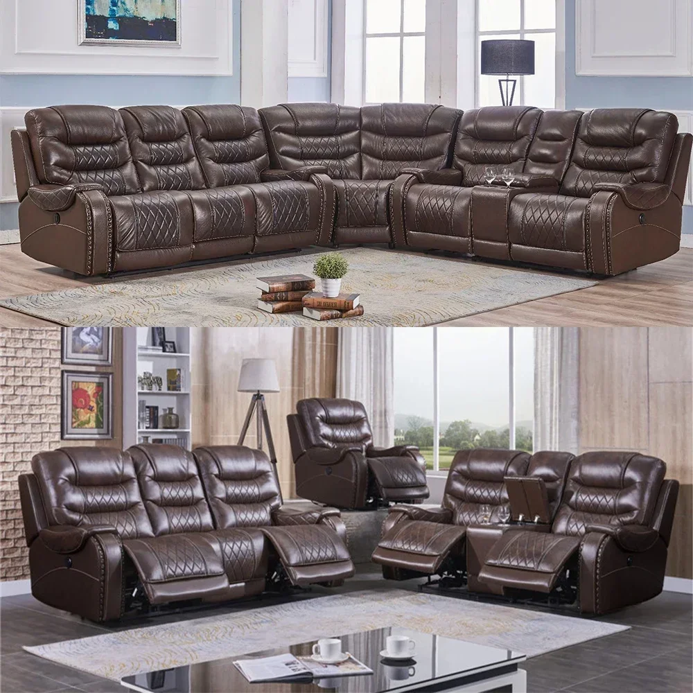 Minimalist High Quality Genuin - Home Cinema Couch 评论和价格