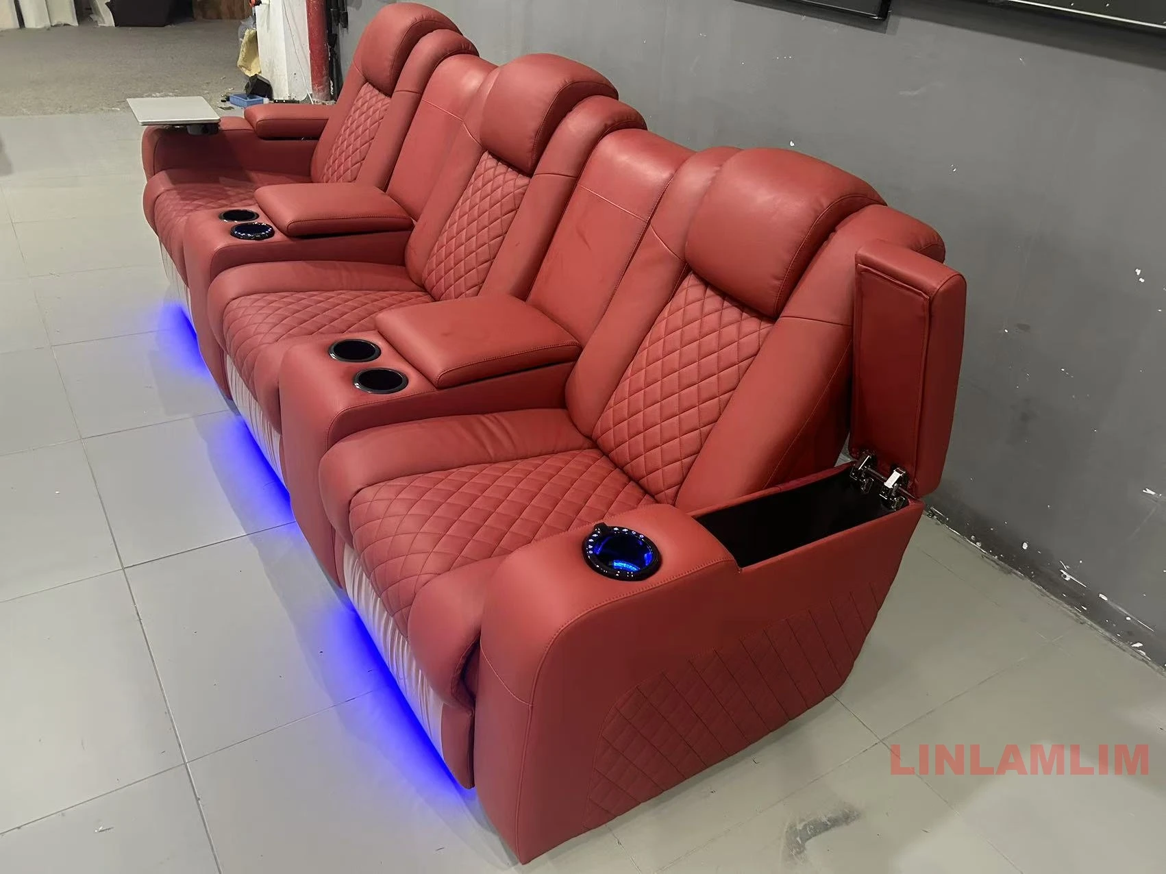 Linlamlim Luxury 3-Seat Reclin - Home Cinema Couch 评论和价格
