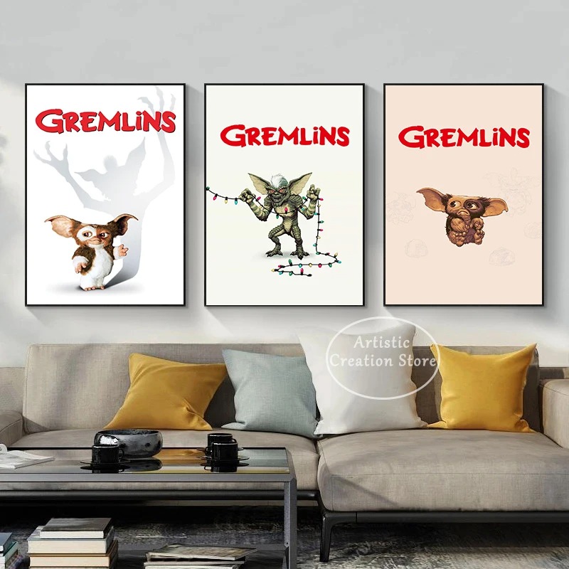 Classic Movie Gremlins Poster  - Home Cinema Design 评论和价格