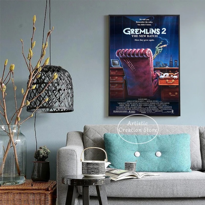 Classic Movie Gremlins Poster  - Home Cinema Design 评论和价格
