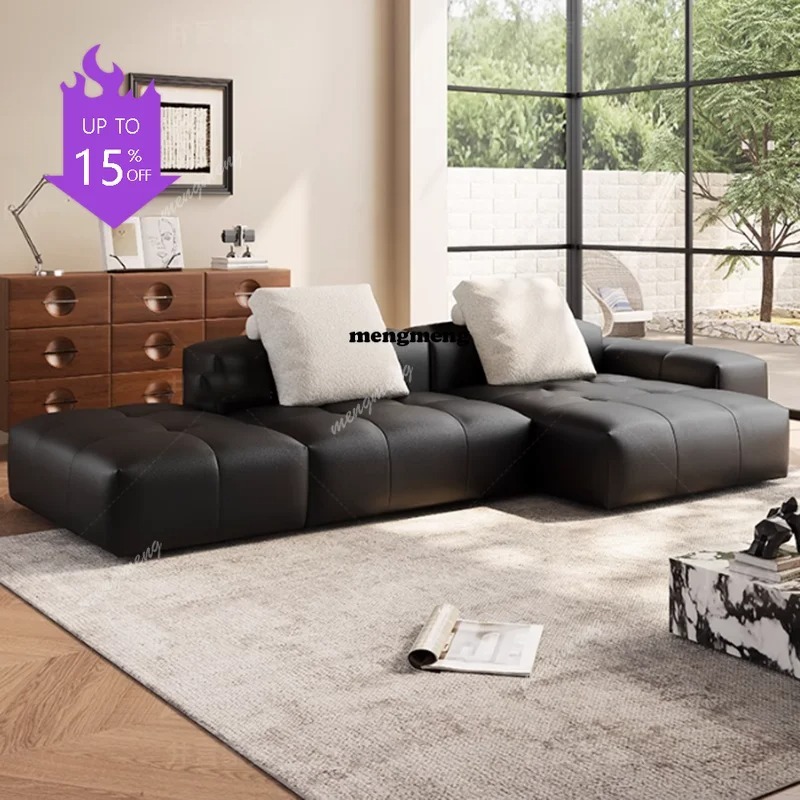 Nordic Leather Compressed Sofa - Home Cinema Design 评论和价格