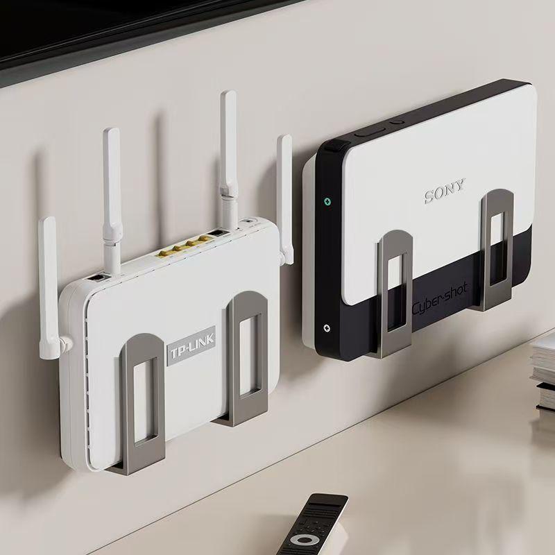 2Pcs Wall-Mounted Router Stora - Home Cinema In 评论和价格