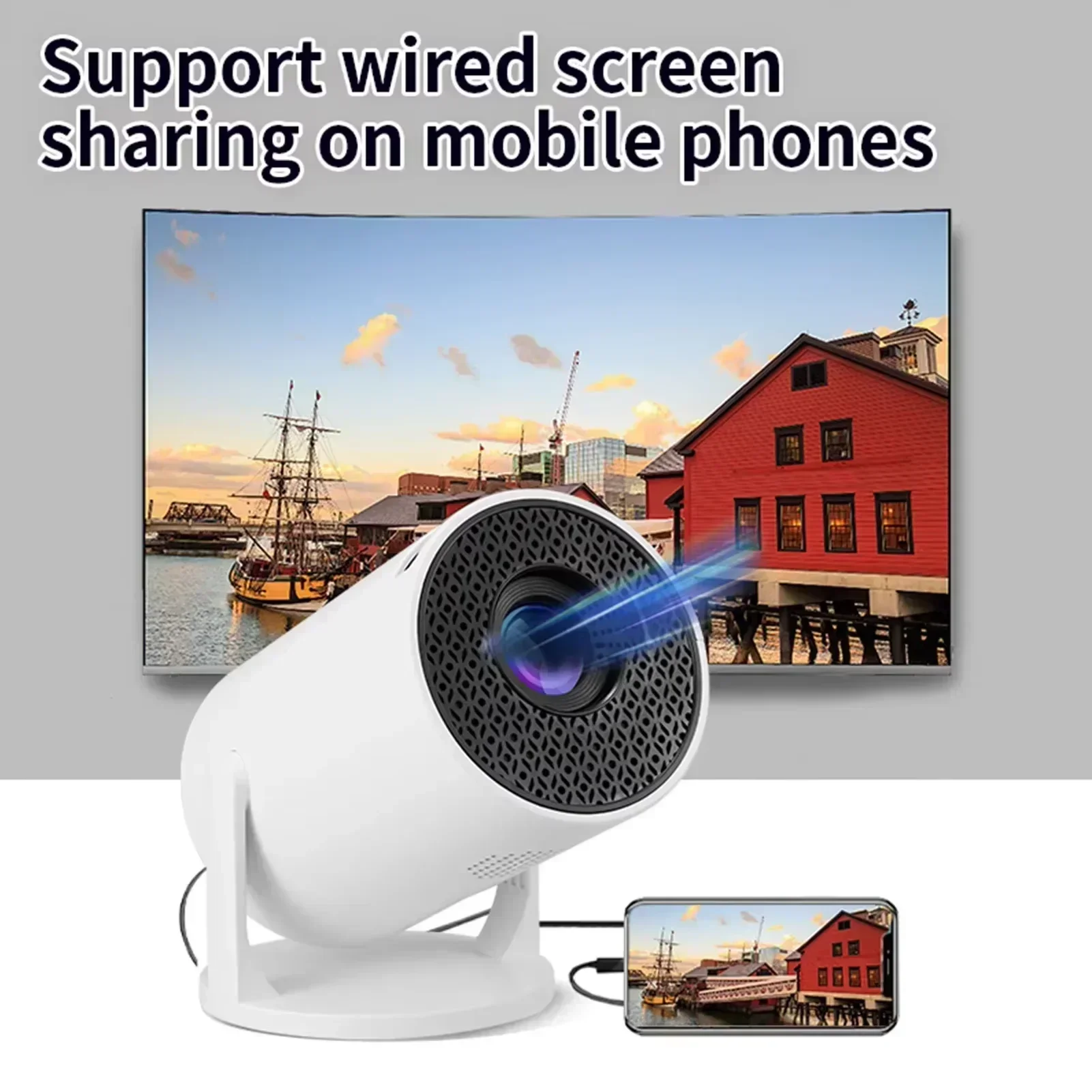 Hot Sale Mini HY300 Smart Proj - Home Cinema Rack 评论和价格