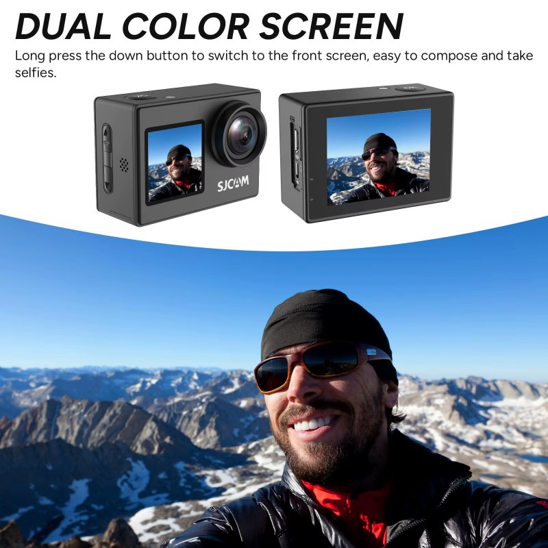 Dual Screen-SJ4000 SJCAM Helme - Home Cinema Hd 评论和价格
