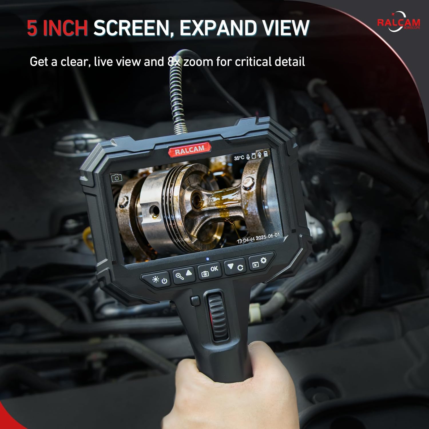 Ralcam Endoscope Camera with L - Home Cinema Hd 评论和价格