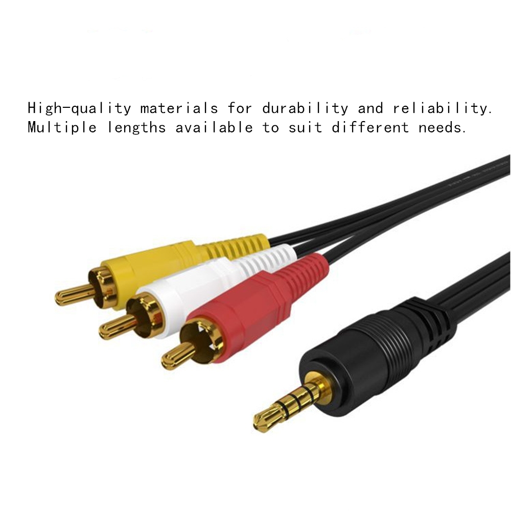 3.5mm to 3 RCA Audio Video Cab - Home Cinema Choice 评论和价格