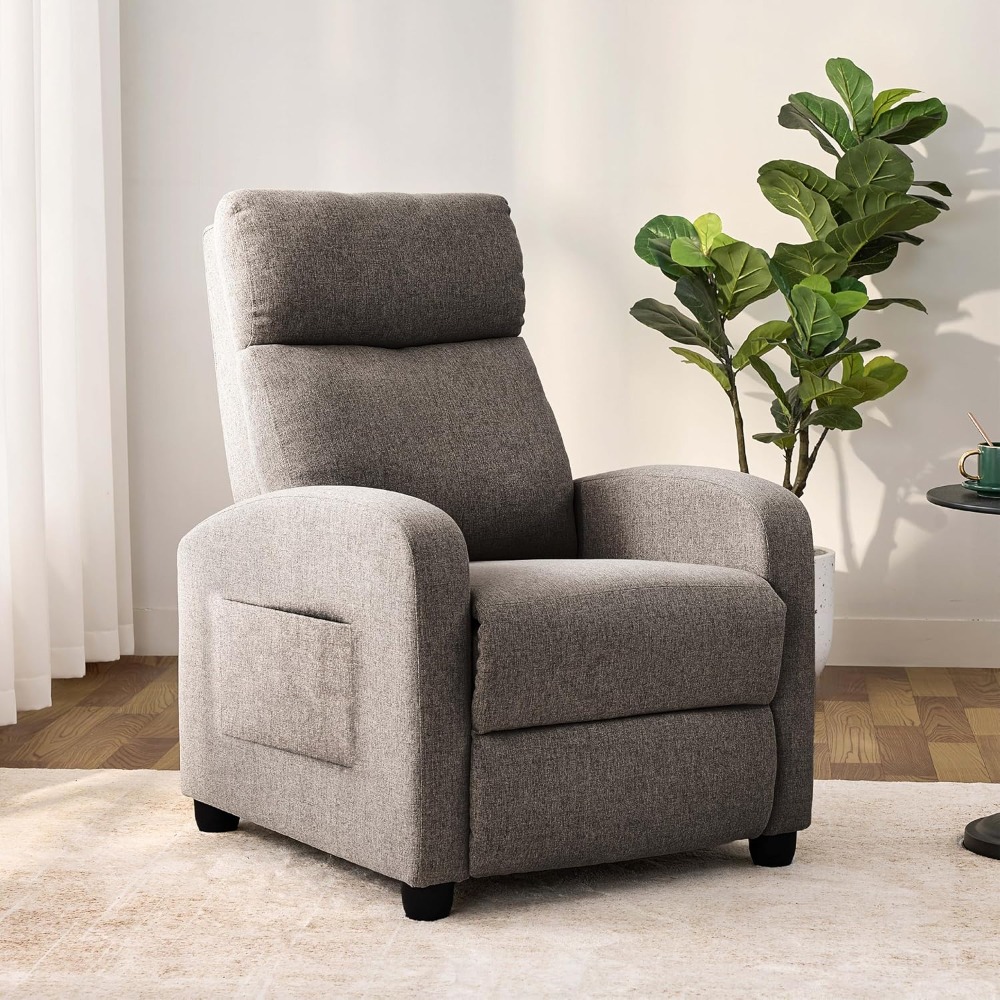 Modern Manual Push Back Reclin - Home Cinema Couch 评论和价格
