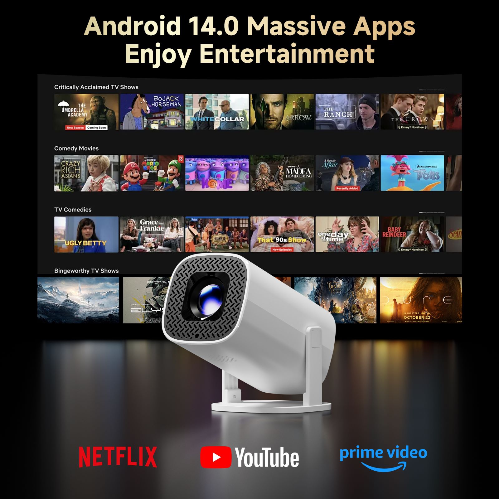 P30 PRO Smart Mini Projector A - Home Cinema Rack 评论和价格