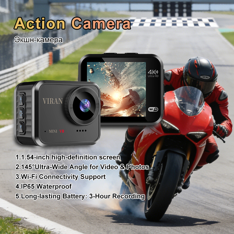 Mini Action Camera 4K Ultra HD - Home Cinema Hd 评论和价格
