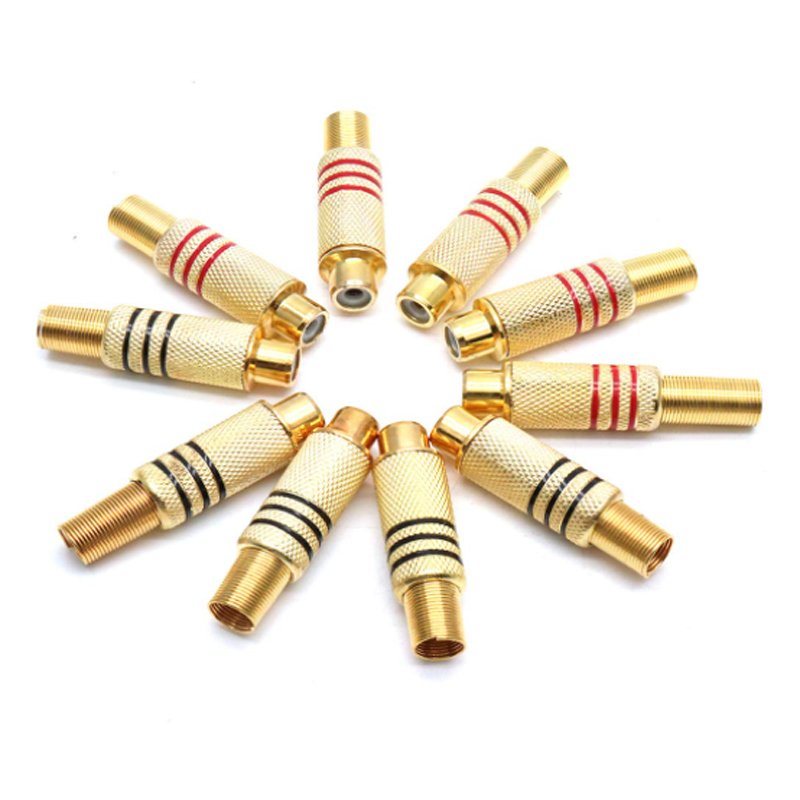 4PCS RCA Plug Gold Plated Sold - Home Cinema Choice 评论和价格