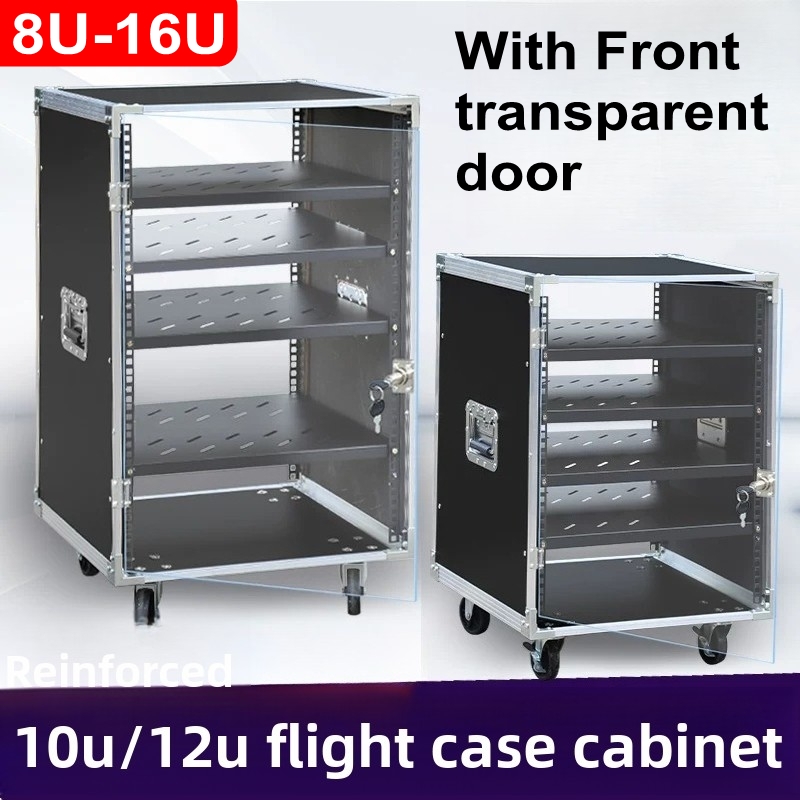 Front transparent door 8U - 16 - Home Cinema Rack 评论和价格