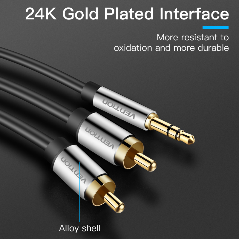 Vention RCA Cable 3.5 to 2rca  - Home Cinema Choice 评论和价格